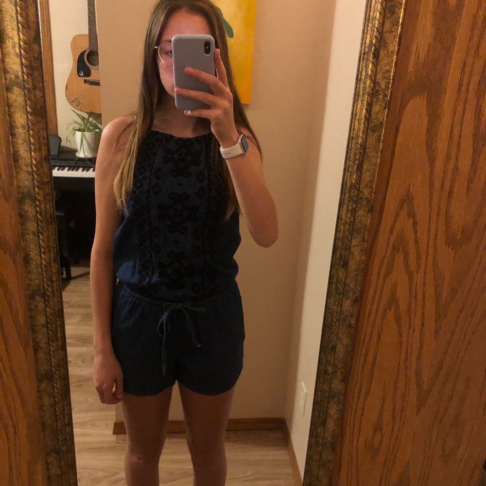 Old Navy denim romper